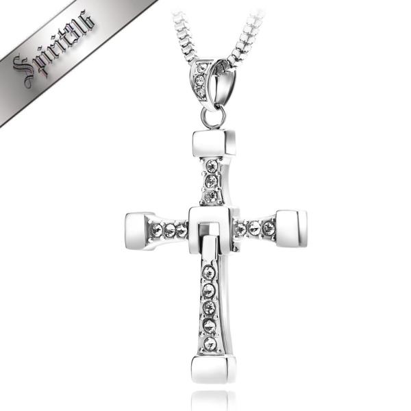 SALE/95%OFF】 208 クロスネックレス シルバー ワイルドスピード 十字架ペンダント ドミニク 208 クロスネックレス シルバー ワイルドスピード 十字架ペンダント ドミニク