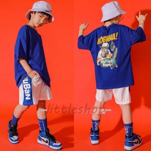 ダンス服装 体操服 JAZZ DANCE tシャツ スウェット キッズチアリーダー hiphop ヒップホップ 女の子 ステージ衣装 ダンスウェア 子供 応援団 運動会 甲子園 チアガール衣装 舞台演出服　おしゃれ　ストリート系　B系　K-...