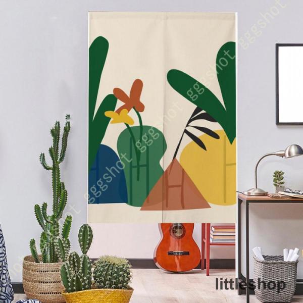 商品内容：のれん自宅のインテリアだけでなく、カフェや店舗のインテリアとしても幅広くご利用いただいております。※市販ののれん棒?突っ張り棒で簡単に取り付けできます！※のれん棒?突っ張り棒は付属していません。間仕切りカーテン　仕切り★空間を分け...