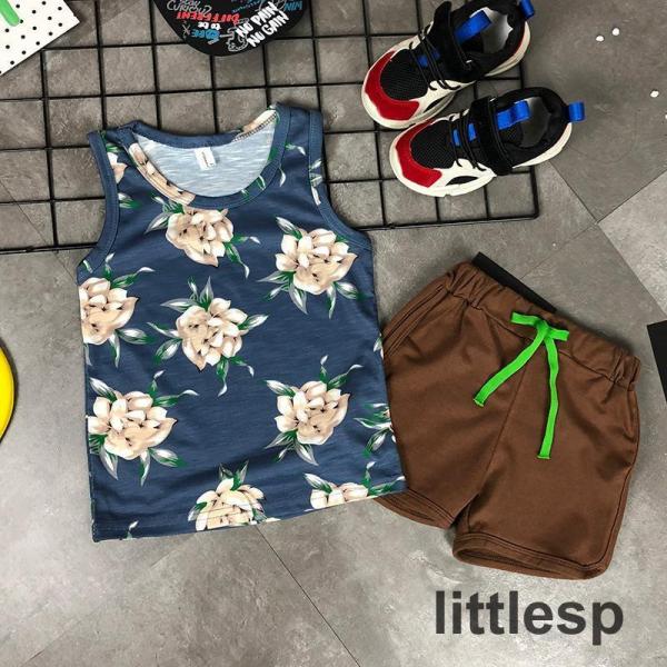 爽やかで夏らしいデザイン。男の子用の上下セットです。【素材について】綿混【カラーについて】生産ロットにより柄の出方や色の濃淡が多少異なる場合がございます。お使いのモニターや撮影時の光の加減などにより画像と実際の商品のカラーが若干異なる場合も...