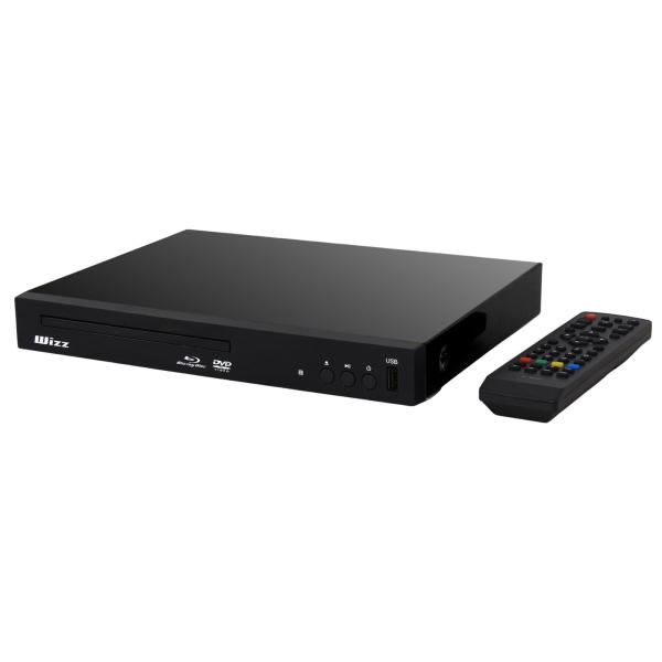 ダイニチ電子 ブルーレイディスクプレーヤー WSB-SH820 コンパクト 据置型 DVDプレーヤー リモコン付 ブラック Wizz