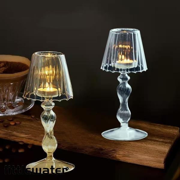 ■おしゃれなインテリアにツヤのある質感が上品でかわいいキャンドルホルダーはお隣韓国でも♪棚や卓上に飾ってオシャレなインテリアになります。■おしゃれなインテリア雑貨ドライフラワーを飾っても映えるガラス製のオブジェ。透明グラスはお花が映えてさっ...