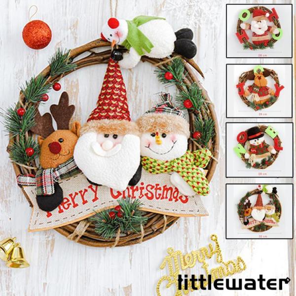 クリスマス 飾り 花 ギフト 花輪 リース 店舗 玄関 壁掛け 庭園 装飾 飾り フラワーギフト クリスマスリース クリスマス 花輪 ドア 壁飾り ガーランド オーナメント 松かさ デラックスリース ナチュラルリース 部屋飾り 北欧風 ガー...