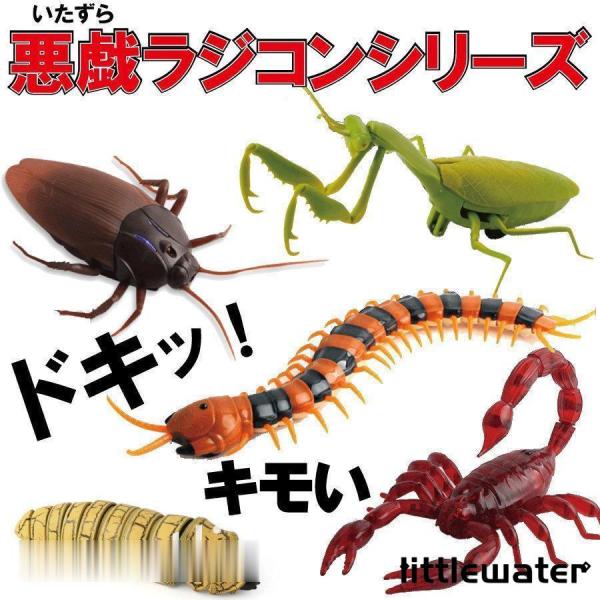 本物みたいにガサガサ動く！悪戯ラジコンシリーズ操縦はとても簡単！スティック式のリモコンで、お子様でも操作できます！男の子のいたずら心をくすぐる?虫好きのお子様にもぴったり！おうち遊びやイベントなどにも♪
