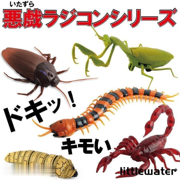 本物みたいにガサガサ動く！悪戯ラジコンシリーズ操縦はとても簡単！スティック式のリモコンで、お子様でも操作できます！男の子のいたずら心をくすぐる?虫好きのお子様にもぴったり！おうち遊びやイベントなどにも♪
