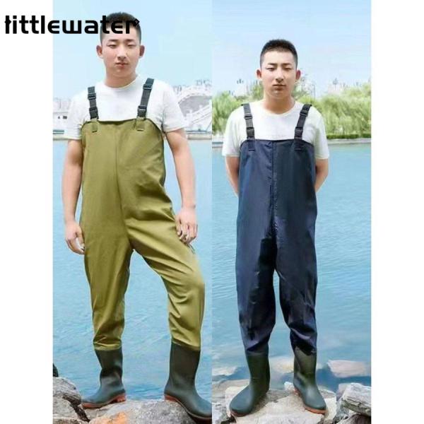 ウェーダー チェストハイ 釣り 渓流釣り 農作業 漁業 海釣り 胴付長靴 胴長 チェストハイウェーダー 完全防水 胸ポケット フィッシングウェーダー