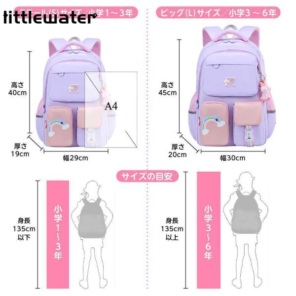 リュック キッズ 女の子 小学生 子供 低学年 高学年 大容量 防水 セキュリティ 20L 30L リュックサック