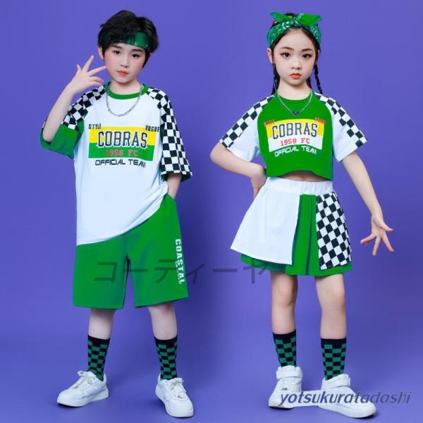ダンス服装 体操服 JAZZ DANCE tシャツ スウェット キッズチアリーダー hiphop ヒップホップ  ステージ衣装 ダンスウェア 子供 応援団 運動会 甲子園 チアガール衣装 舞台演出服　おしゃれ　ストリート系　B系　K-POP...