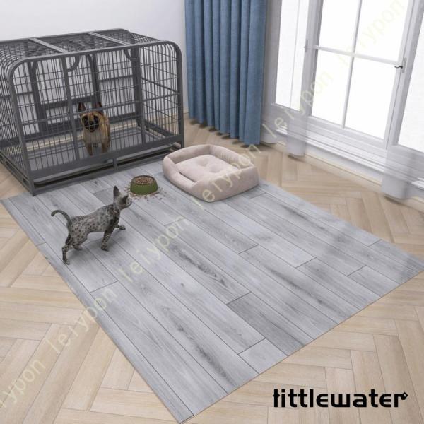 【サイズ】50*100cm 1*1M 1*1.5M 1*2M 1.5*2M 2*2M 超漏れ防止犬用尿パッド漏れにくさやトイレトレーニング！犬用の汚れにくいグレーの洗えるおしっこパッドです。【PVC素材の特徴】●カビに侵されにくい、●汚れに...