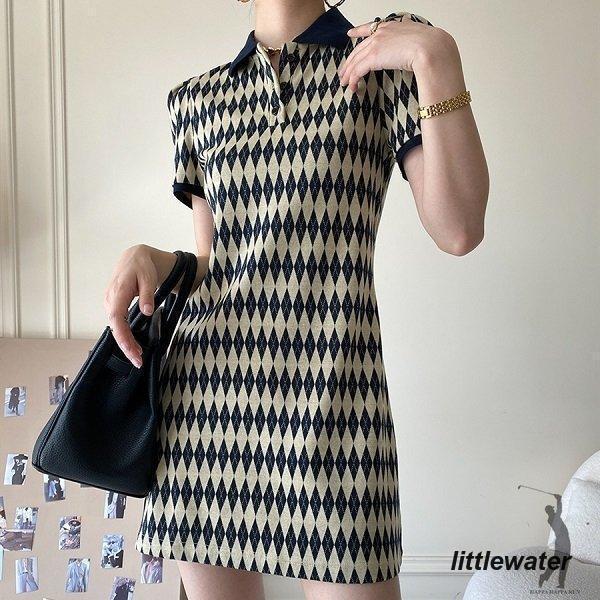 ゴルフウェア ワンピース レディース 半袖 スポーツチュニック ゴルフ