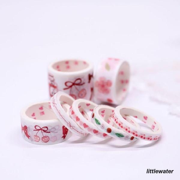 マスキングテープ スイーツ さくらんぼ チェリー ハート 文具