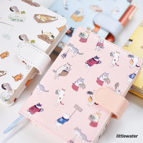 手帳 ノートブック メモ帳 ミニノート 128枚 256ページ 罫線 雑貨