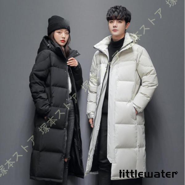 中綿ジャケット 厚手 カラー 秋冬 防寒 ロングダウンコート レディース