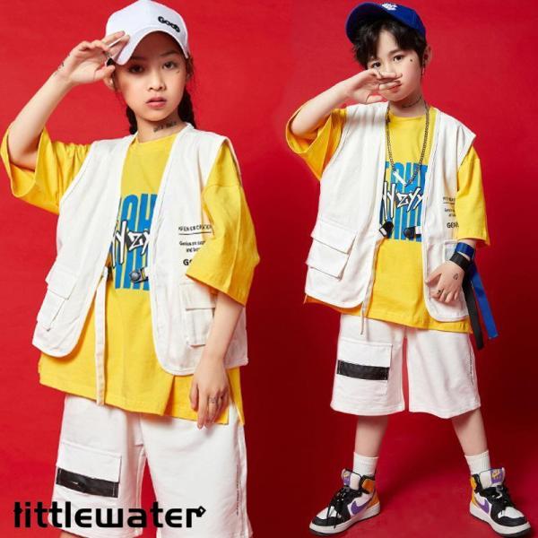 ダンス服装 体操服 JAZZ DANCE tシャツ スウェット キッズチアリーダー hiphop ヒップホップ 女の子 ステージ衣装 ダンスウェア 子供 応援団 運動会 甲子園 チアガール衣装 舞台演出服　おしゃれ　ストリート系　B系　K-...