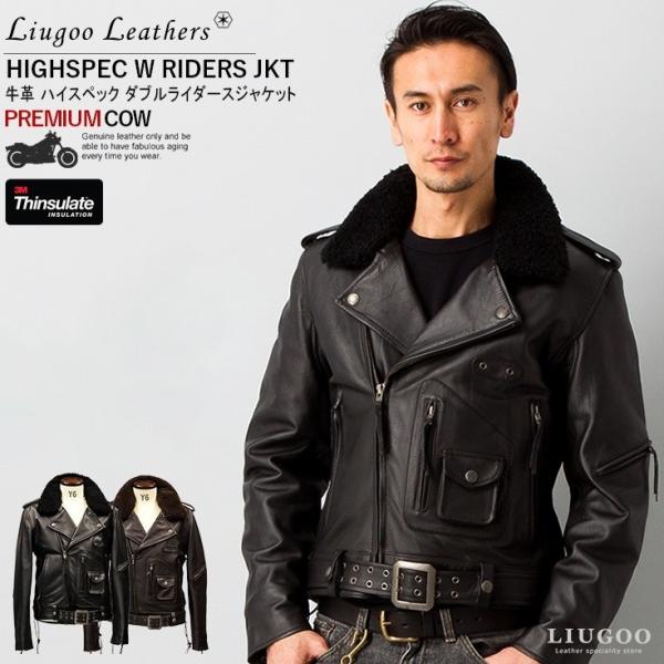 LIUGOO LEATHERS 牛革 A-2ジャケット 黒 楽天市場】Liugoo Leathers 本革 高機能防寒仕様襟ボア
