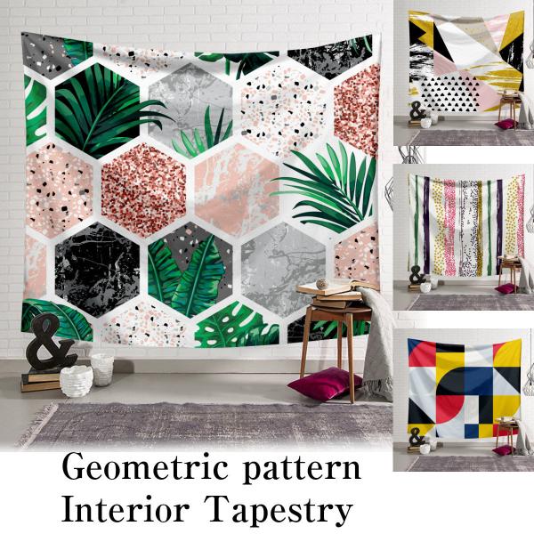 ●飾り付けるだけでお部屋の雰囲気をガラっと変える幾何学模様デザインのタペストリー●【サイズ】約150×130cm 【素材】ポリエステル ●デザインを変えるだけで雰囲気の違うお部屋に。不要不急の外出自粛・ステイホーム生活の気分転換にいかがでし...