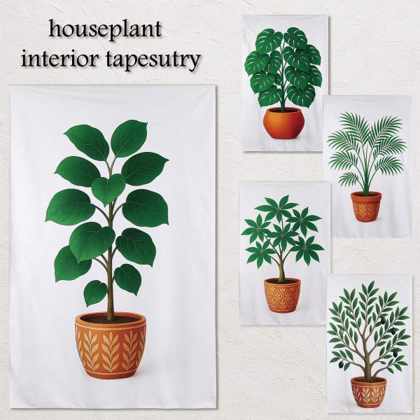 ●飾り付けるだけでお部屋の雰囲気をガラっと変える観葉植物デザインのタペストリー●【サイズ】約150×100cm 【付属品】フック付き (クリップ 留め具)●デザインを変えるだけで雰囲気の違うお部屋に。不要不急の外出自粛・ステイホーム生活の気...