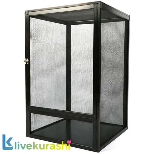 爬虫類用品アルミニウム合金育種箱トカゲカメレオン保護育種ケージ組み立て換気昆虫箱