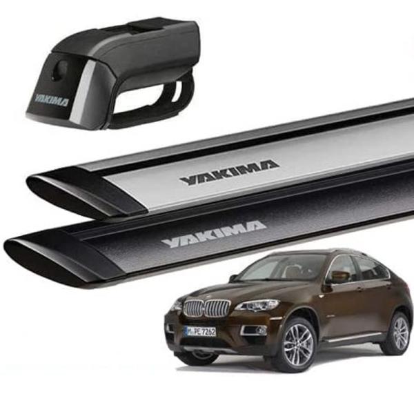YAKIMA 正規品 BMW X6 E71/E72型 ルーフレール付き車両に適合 ベースキャリアセット (ティンバーライン・ジェットストリー