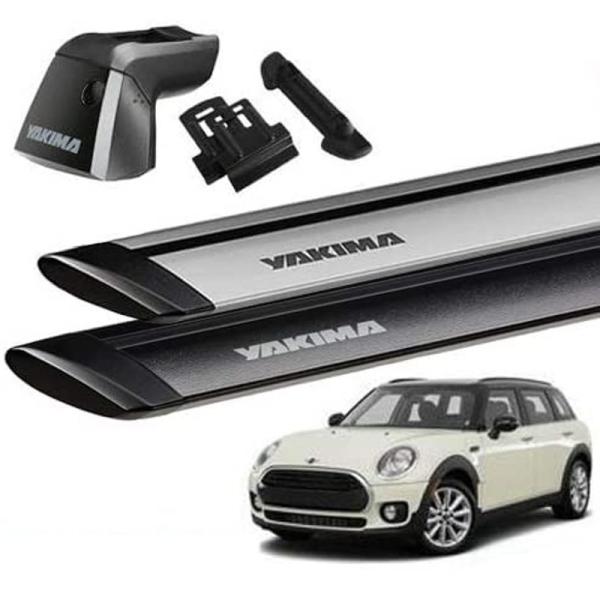 YAKIMA 正規品 MINI ミニ クラブマン フラッシュレール付き車両に適合 ベースキャリアセット (リッジライン・リッジクリップ9・ジ