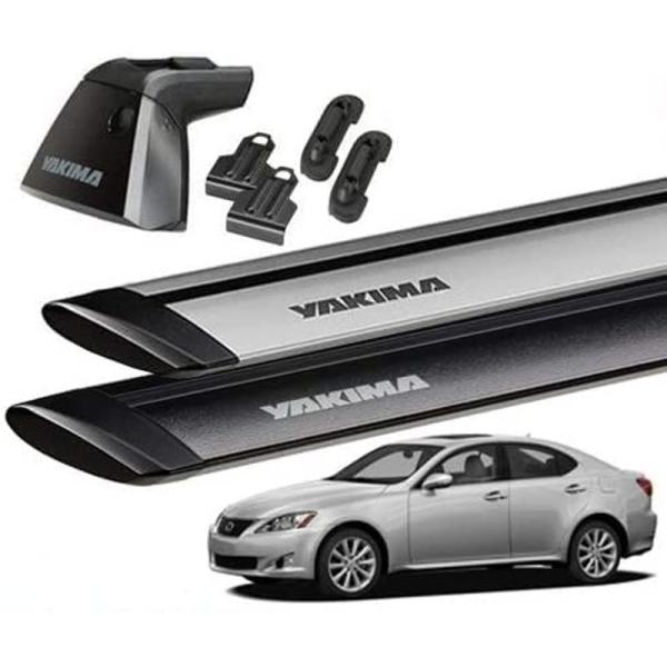 YAKIMA 正規品 レクサス IS/IS F XE20型 ベースキャリアセット (ベースライン・ベースクリップ123,123 ・ジェットス