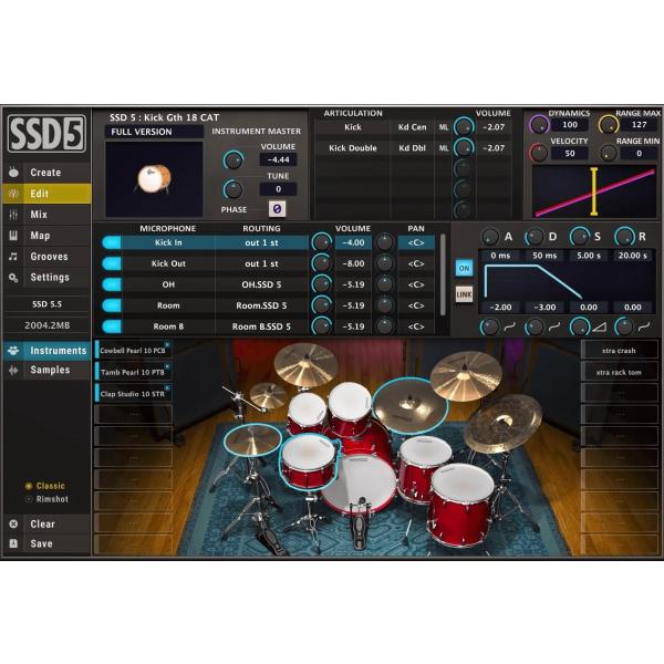 Steven Slate Audio◇Steven Slate Drum SSD5.5◇ドラム音源 オンライン納品 『並行輸入品』 :DL-SSD55:Live  Lounge - 通販 - Yahoo!ショッピング