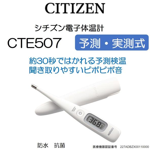 体温計 電子体温計 医療機器 生活支援 CTE507 シチズン・システムズ