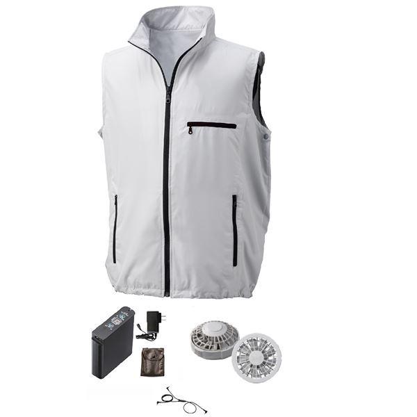 45 割引種類豊富な品揃え Ku910空調服ポリ製ベストfan20g Lipro2シルバー4l その他メンズファッション メンズ ファッション Urbanfarminginstitute Org