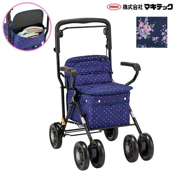 美品⭐️マキテック　シルバーカー フォレスト TFR-10 マキテック NEWシルバーカー フォレストコア 小物入れ付 TFR-20KH/20DN