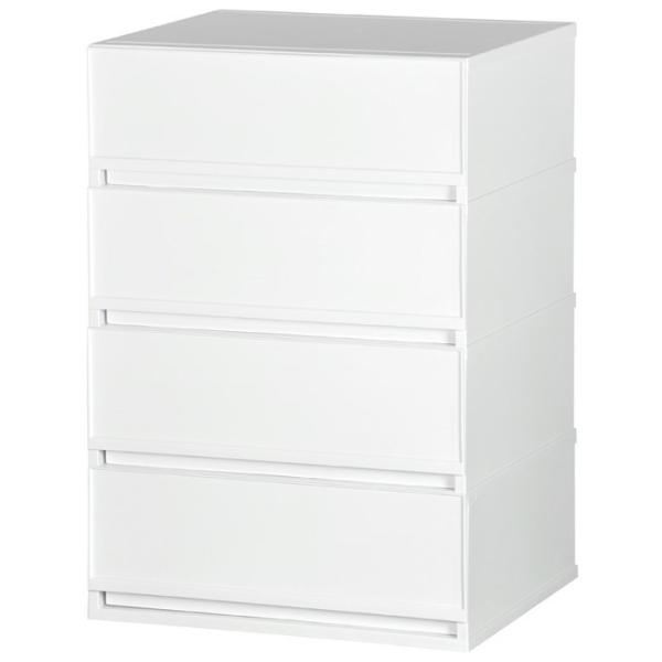 【商品サイズ】約幅51×奥行45×高さ75.5cm【引出し内寸】約幅45.2×奥行40.8×高さ15.7cm【商品重量】約7.3kg【付属品】滑り止め２個       【材質】本体：ポリプロピレン、滑り止め：エラストマー【収納目安】１段あた...