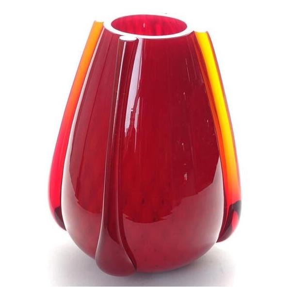 購入廉価 ムラーノガラス ベネチアンガラス 花器 花瓶 ミルフィオリ ヴェネツィアンガラス 花瓶