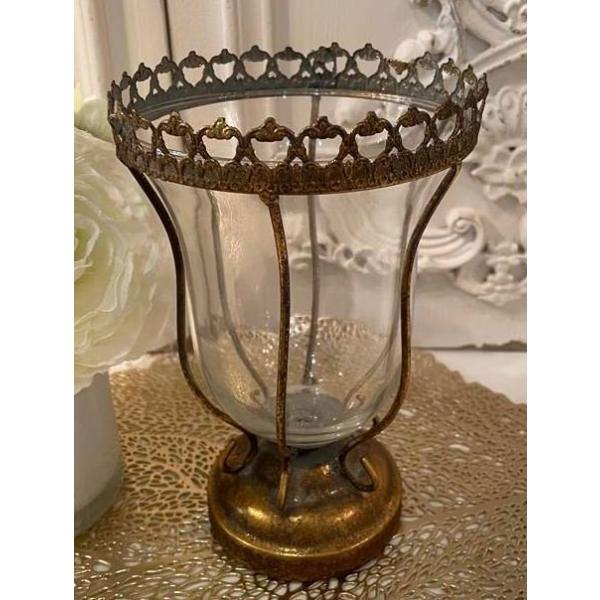 ゴールド　ビンテージフラワーベース 829z-010_3.jpg