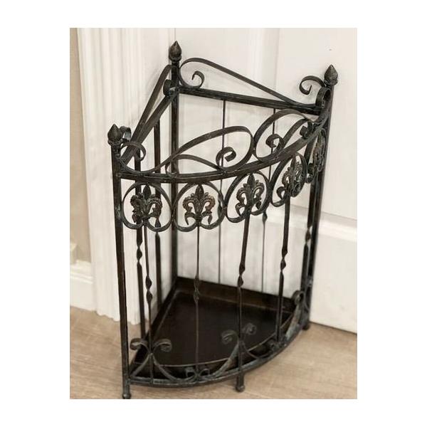 輸入雑貨 傘立て アイアン ブロンズ アンティーク クラシック コーナー