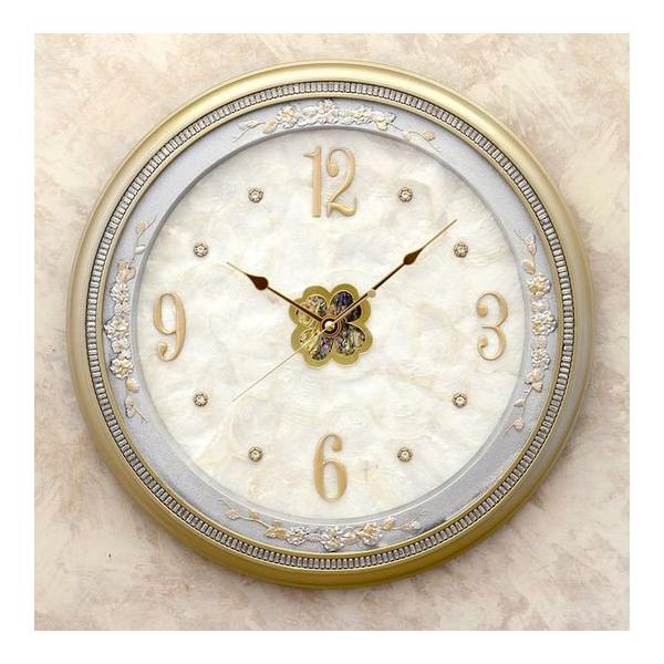 輸入雑貨 壁掛け時計 ビクトリアンパレス ウォールクロック 無音