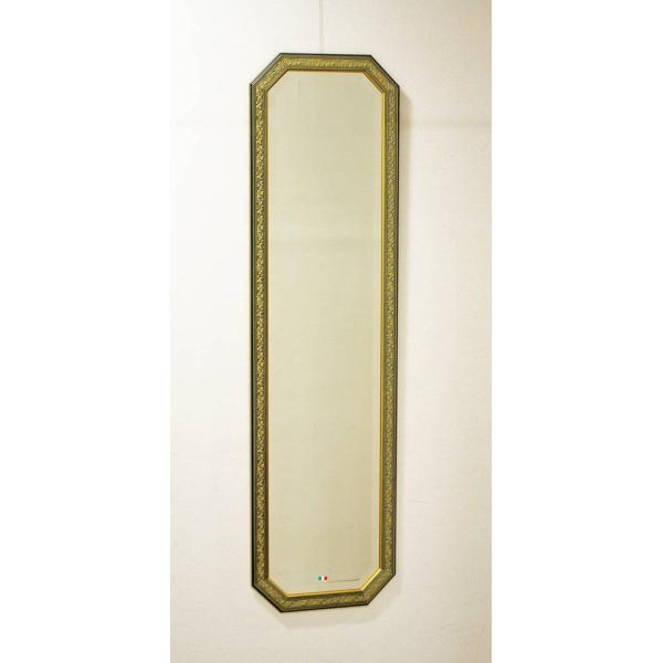 イタリア製クラシック八角形ミラー38X138をレビュー