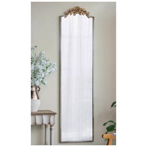 ミラー バロック ロココ 姿見 46×180cm アンティーク AN-7233 輸入家具 ミラー バロック ロココ 姿見 46×180cm 壁掛け アンティーク