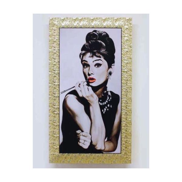 イタリア製 輸入雑貨 アートフレーム オードリーヘップバーン Audrey