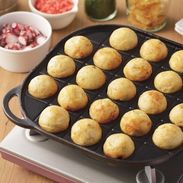 たこ焼き 鉄板 たこ焼き器 ガス たこ焼き器 カセットコンロ用 HB-4621 スプラウト 鉄鋳物製たこ焼きプレート(21穴) (AP)(Q22E8)