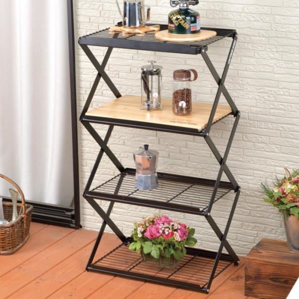 CAPTAIN STAG フレームワーク4段MOVEラック