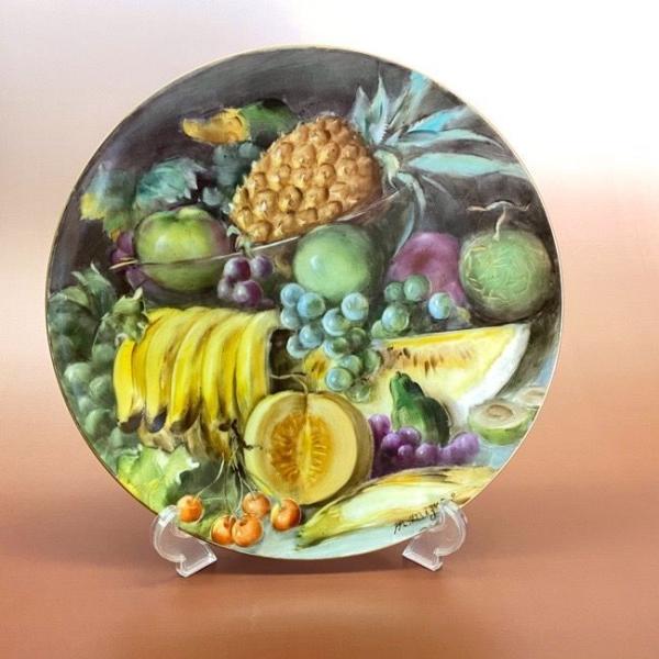 ノリタケ NIPPON TOKI KAISHA Noritake 額皿 M. Mizuno サイン入