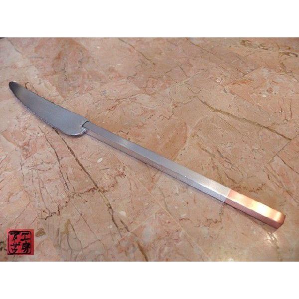 ナイフ アイザワ工房 カトラリー 純銅銀仕上 デザートナイフ 純銅