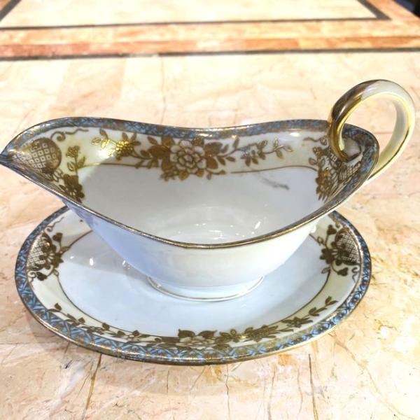 ノリタケ オールドノリタケ 花紋グレービーボード : リビングT&S