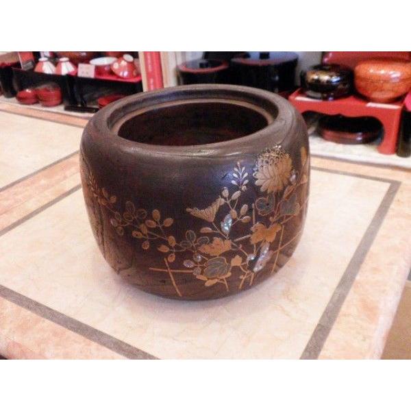 火鉢桐垣根に花螺鈿蒔絵火鉢 中古 Buyee 日本代购平台 产品购物网站大全 Buyee一站式代购bot Online