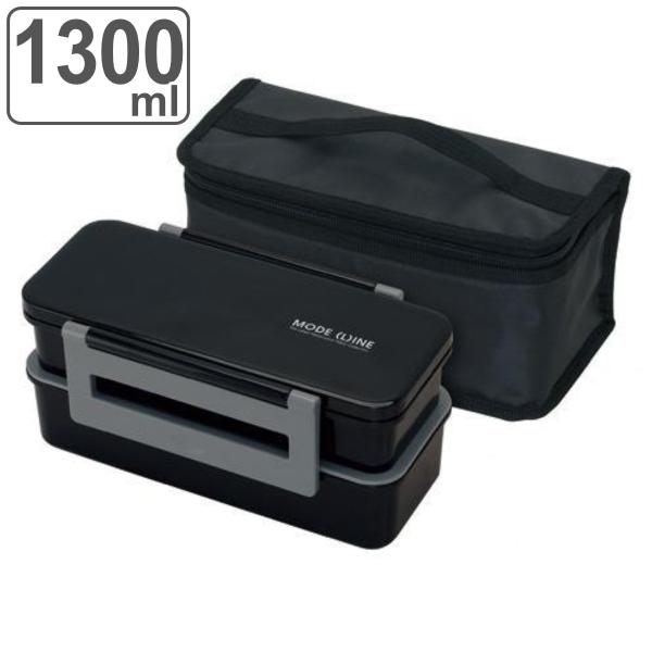 サイズ/弁当箱サイズ：約横22.8×奥行11.2×高さ10.4cmバッグサイズ：約横24.5×奥行12×高さ13cm箸の長さ：19.5cm容量/総容量：1300ml上段：620ml、下段：680ml内容量/1個（本体、保冷ランチバッグ、お箸...