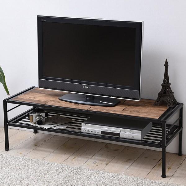 GRANT ローボード テレビ台 テレビ台 ローボード GRANT 天然木 スチールフレーム 幅120cm