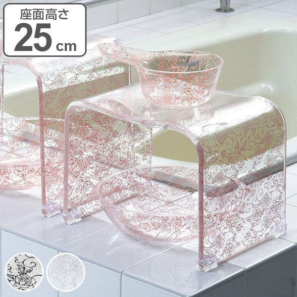 □在庫限り・入荷なし□ 風呂椅子 風呂イス クリアローズ バスチェア M