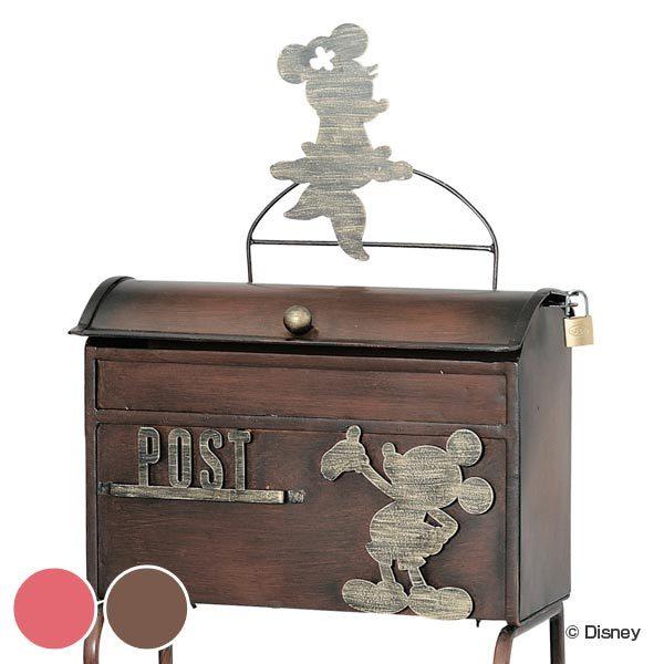 Disney（ディズニー） 郵便ポスト スタンドポスト ミッキー＆ミニー