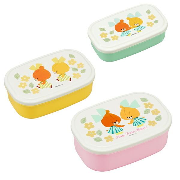 るる商品です お弁当箱 シール容器 がんばれ ルルロロ 3個入 子供用