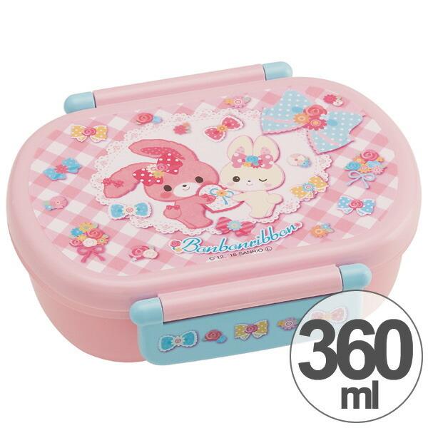 sanrio（サンリオ） お弁当箱 小判型 ぼんぼんりぼん りぼん＆フラワー