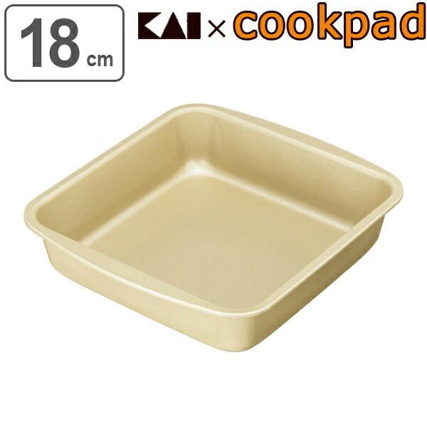 ケーキ型 デコレーション型 スクエア型 18cm アルミニウム製 フッ素加工 焼き型 ケーキ デコレーション 2664 リビングート ヤフー店 通販 Yahoo ショッピング